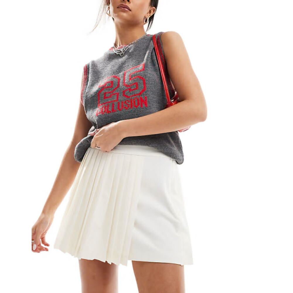 NWT A&F Pleated Skort size Large - Picture 2 of 5
